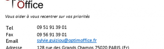 Attache de signature professionnelle : quelles informations faire apparaître