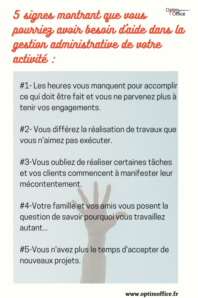 5 signes que vous avez besoin d'une assistante indépendante